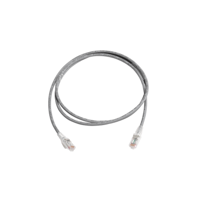 Patch Cord MC6 Modular Cat6 UTP, CM/LS0H, 5ft, Color Gris